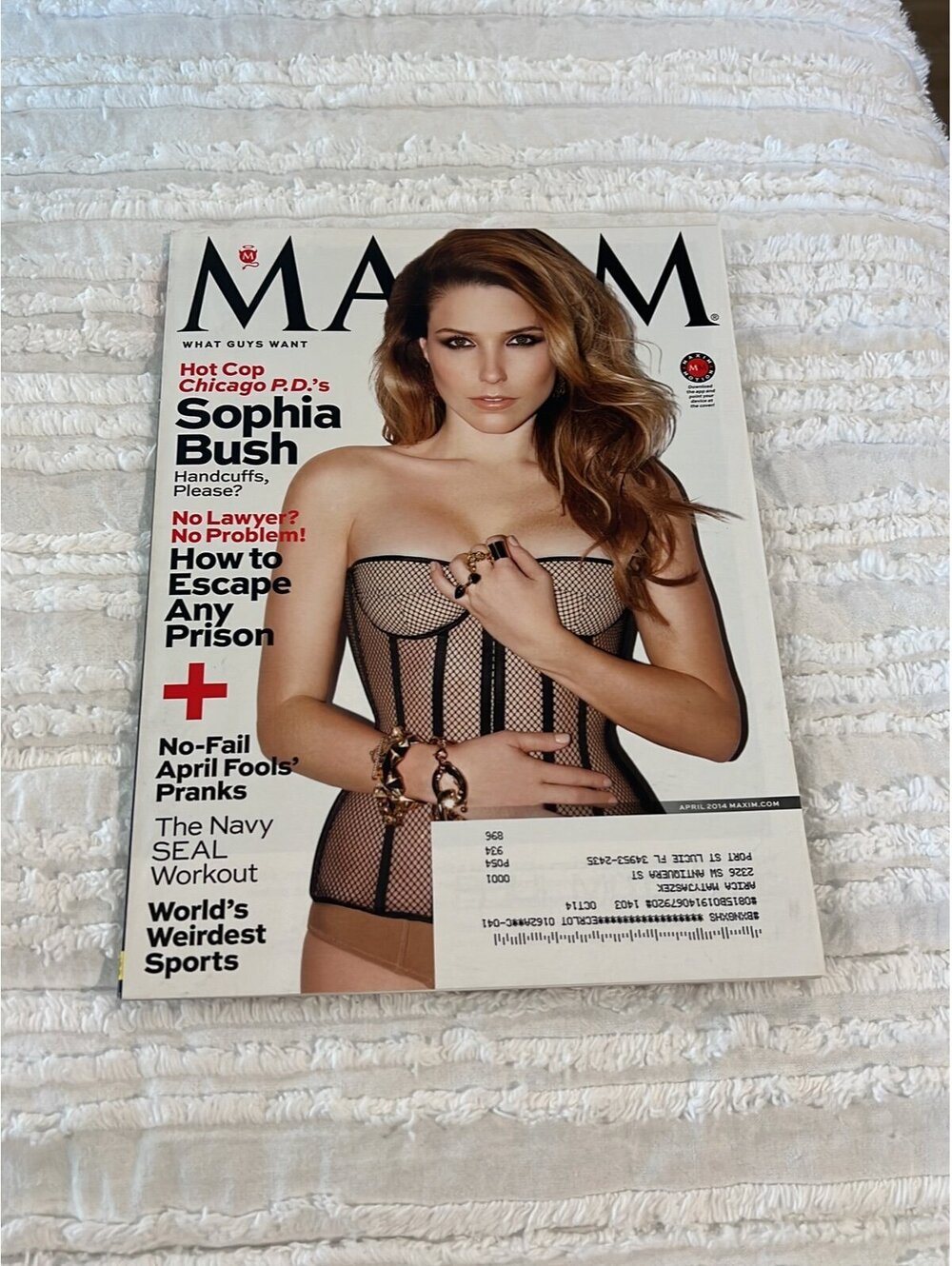 Maxim magazine April 2014 SOPHIA BUSH